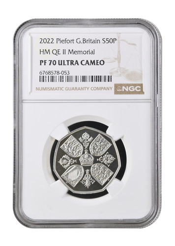 2022 qeii memorial 50p silver - qeii,
