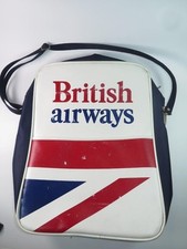 BRITISH AIRWAYS AERONAUTICA MEMORABILIA In-Flight Cabin Bag Negus 1970s