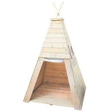 Wooden teepee playhouse - teepee, playhouse: