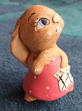 Vintage Pendelfin Stoneware 'Lucy Pocket' Rabbit Handpainted
