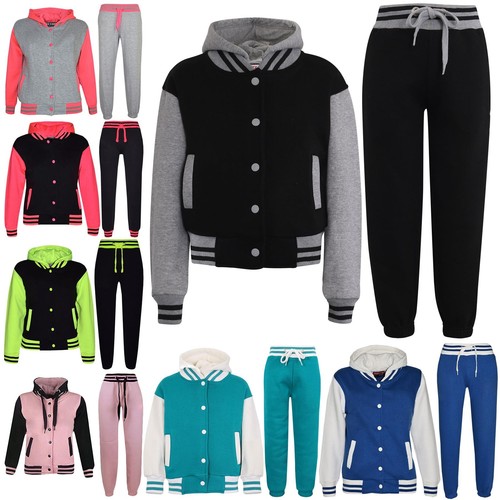 Girls boys tracksuit kids - girls,