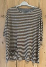CELTIC CLOTHING Bamboo Striped Tee Size Medium
