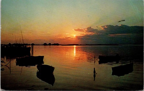 Postcard long island sunset - postcard,