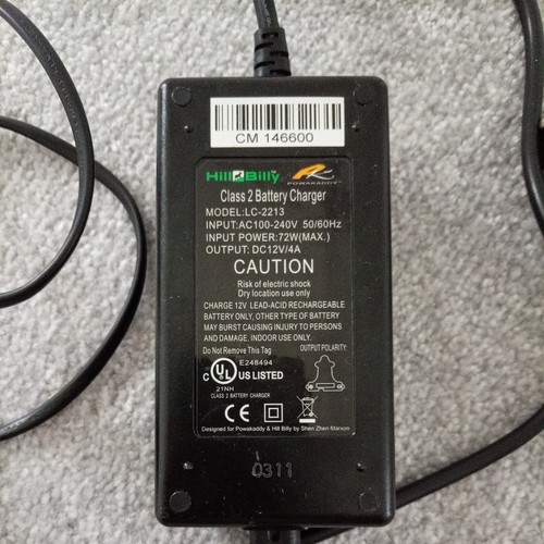 Powakaddy 12v - 12v/4a,
