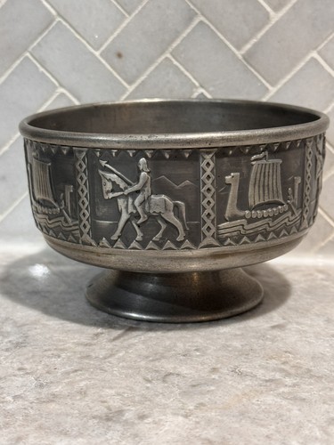 Snorr norsk tinn pewter - tinn, bowl