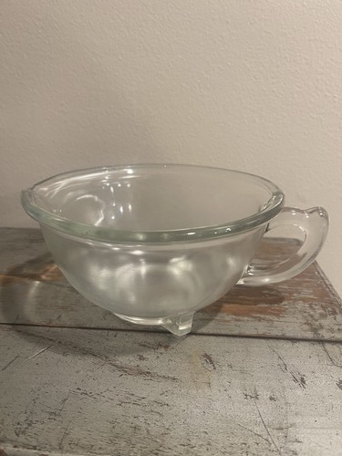 Hazel atlas footed - footed, bowl