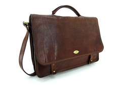 The Bridge Leather Briefcase
