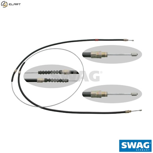 Cable pull parking - brake, 62