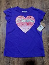Converse Girls Purple T Shirts