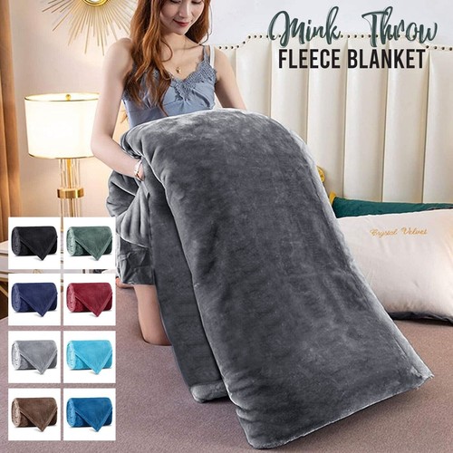 Large throw fleece blanket - large,