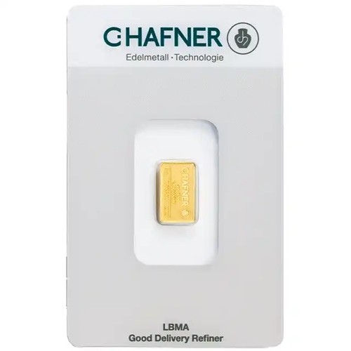 Hafner germany minted bar 2g - germany,