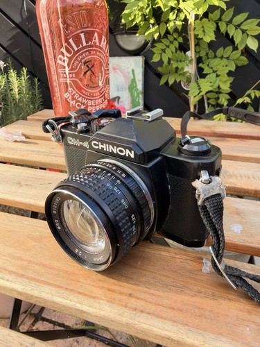 Chinon black 35mm slr - black,