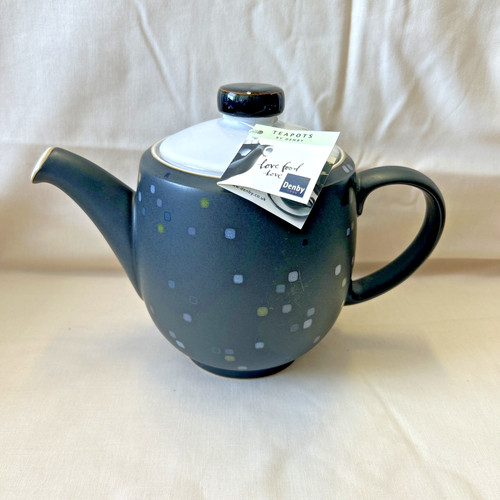 Denby jet skyline teapot - jet,