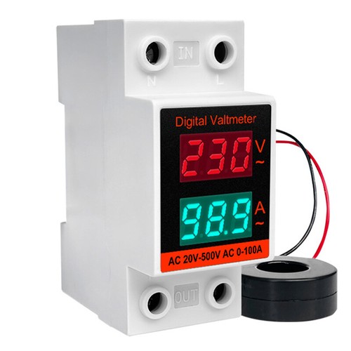 Din rail monitor single - ac,