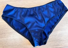 womens satin underwear ~ navy