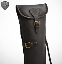 Leather Gun Slip Black Shotgun Case Rifle Case Custom Hunting Bag Gun Case