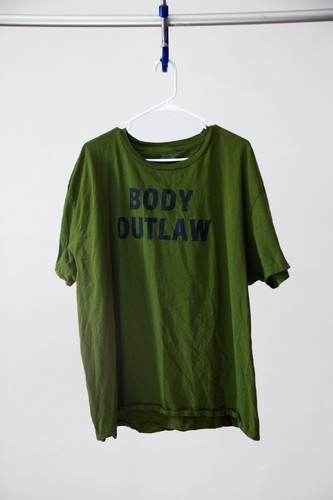 Body outlaw shirt green - body,