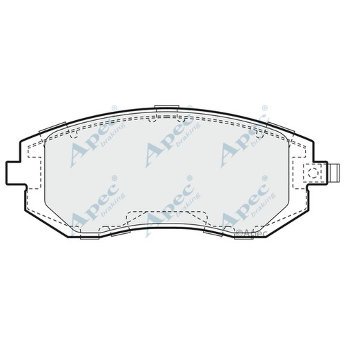 Brake pads set for subaru - set,