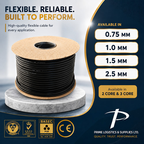 Black flexible pvc - black,