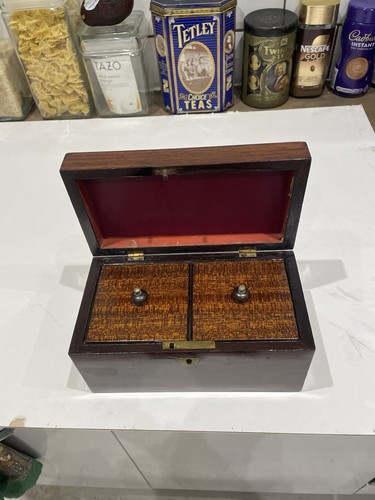 Georgian tea caddy - tea,