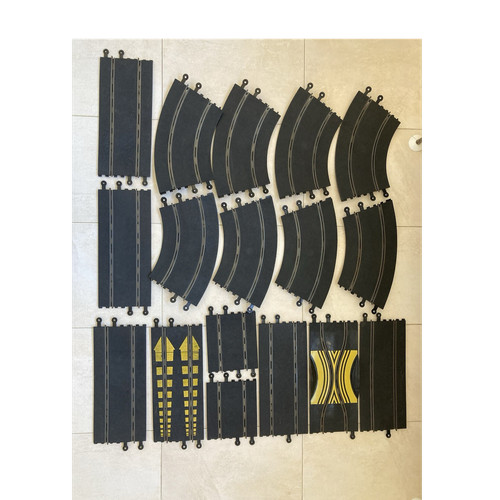 Scalextric track bundle - track, c/187