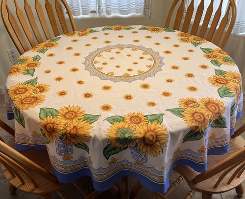 Vintage round sunflower - vintage,