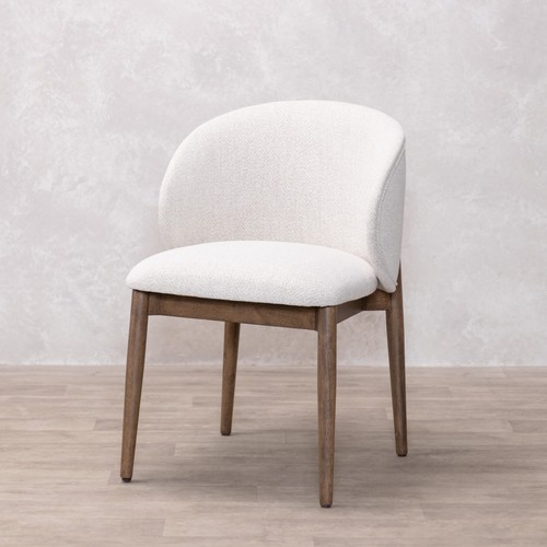 Oatmeal linen carver chair - oatmeal,