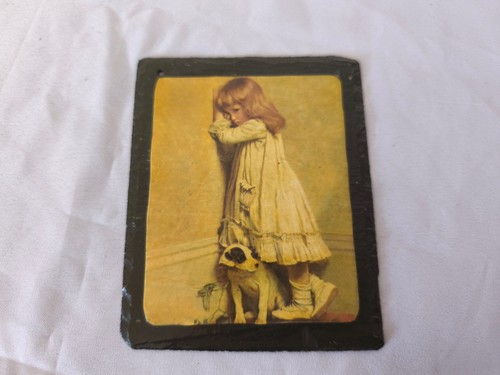 Small vintage plaque - vintage, stone