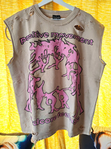 Drop dead beige pink graphic - dead,