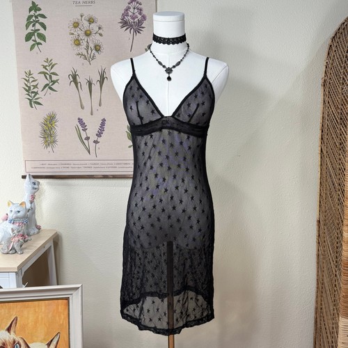 Sheer mesh star babydoll - sheer,