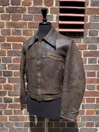 1940s french cycliste leather - cycliste,