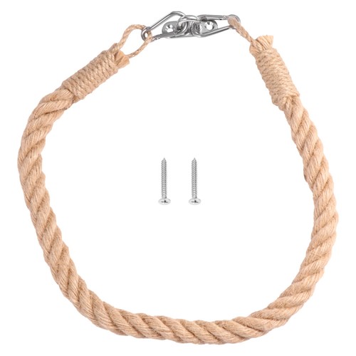 Wall mounted towel rack - rack, rope