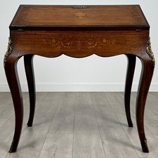 Antique 19th Century French Bureau De Dame In Rosewood ( REF AF-3841 )