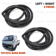 Pair Weatherstrip Door Rubber