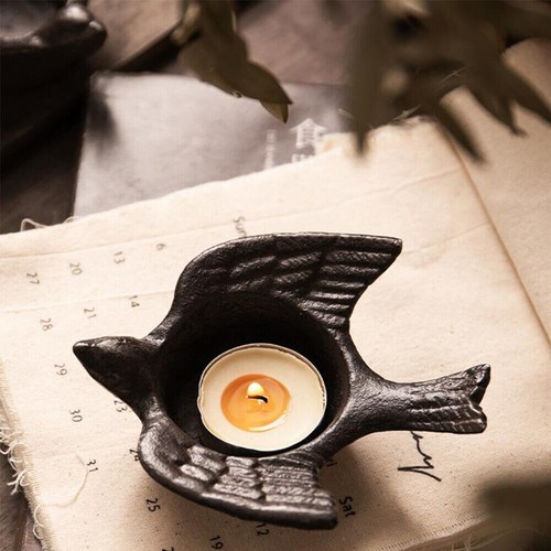 Cast iron bird holder - cast,