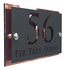 Door Sign House Numbers Laser