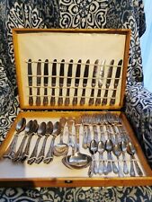 Vintage Rostfrei Solingen 800 Silver Plate Scroll Canteen Of Cutlery ?️✨✨ 