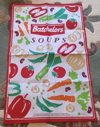 Batchelors soup tea towel - tea,