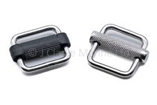 Sliding bar buckle webbing strap knurled boat covers A4 stainless steel 25mm