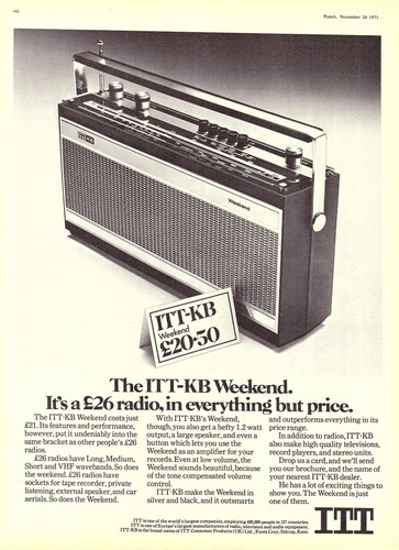 Vintage 1971 advert for - vintage,