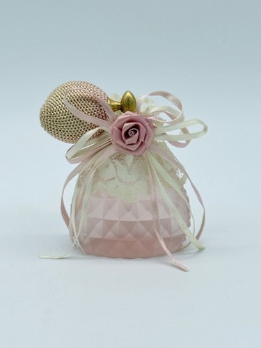 Pink glass perfume - perfume, bottle