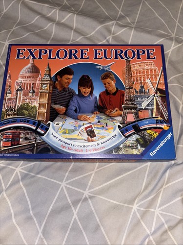 Vintage explore europe board - europe,
