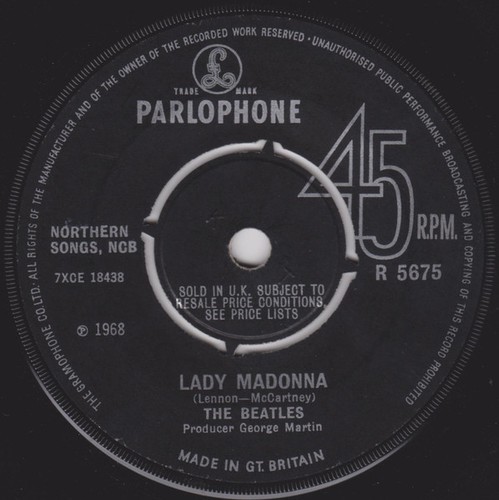 The beatles lady madonna - the,