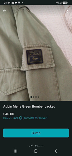 Aubin men green bomber - men's,