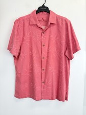 Tommy Bahama Shirt Mens L Red