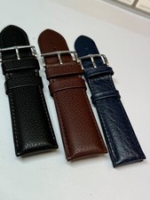 Hirsch Highland leather watch strap.18mm,20mm,22mm,24mm,26m.2 colours RRP £24.95