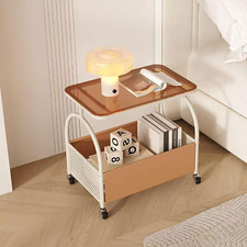 Rolling Side Table with