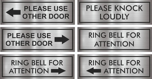 Use other door knock loudly - knock,