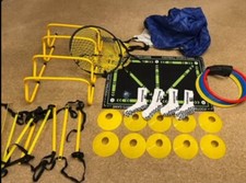Football Equipment Bundle - 9 different types of equipment including Skills Mat