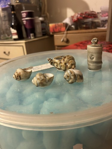 Unusual pottery set - pottery,
